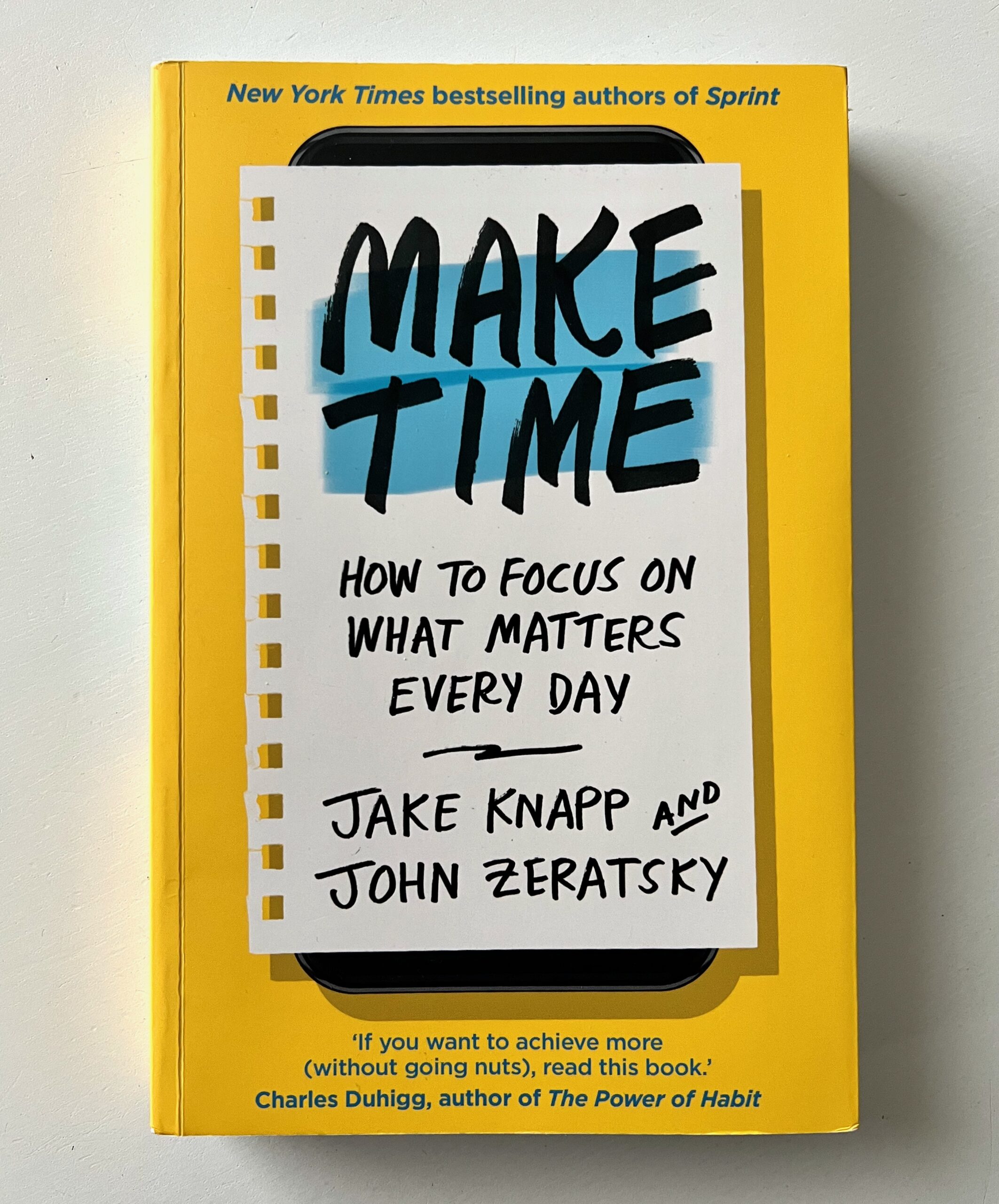 Ik las ‘Make Time’ en dit waren mijn top highlights van het boek!